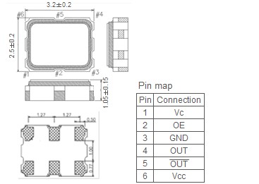 EPSON电压控制晶振,VG3225EFN压控晶振