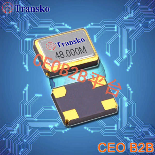 Transko无线网络晶振,CS32H-F5050CQ12-65.000M-TR,晶体谐振器