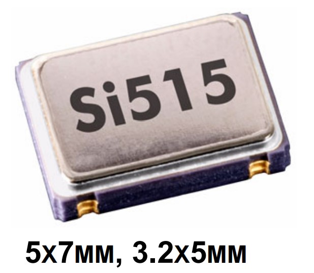Skyworks压控晶体振荡器,515CAA24M5760BAGR低耗能晶振,Si515六脚贴片晶振
