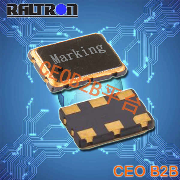 Raltron晶振,CL5032晶振,六脚贴片晶振
